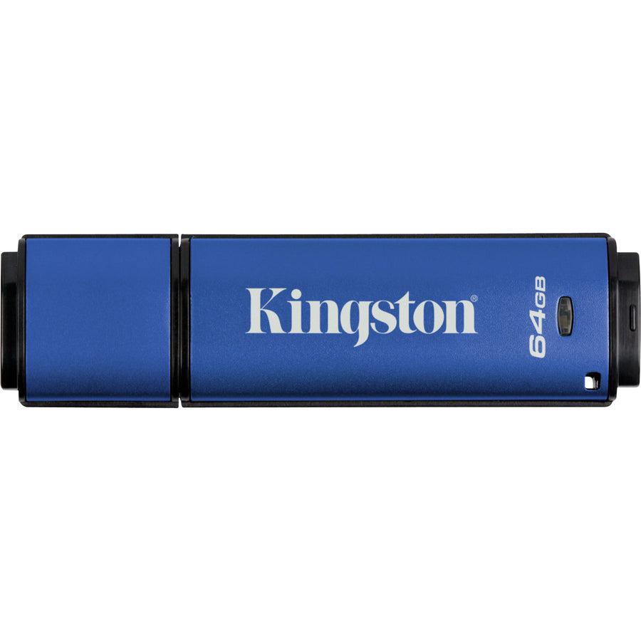 Kingston Technology Datatraveler Vault Privacy 3.0 64Gb Usb Flash Drive Usb Type-A 3.2 Gen 1 (3.1 Gen 1) Blue