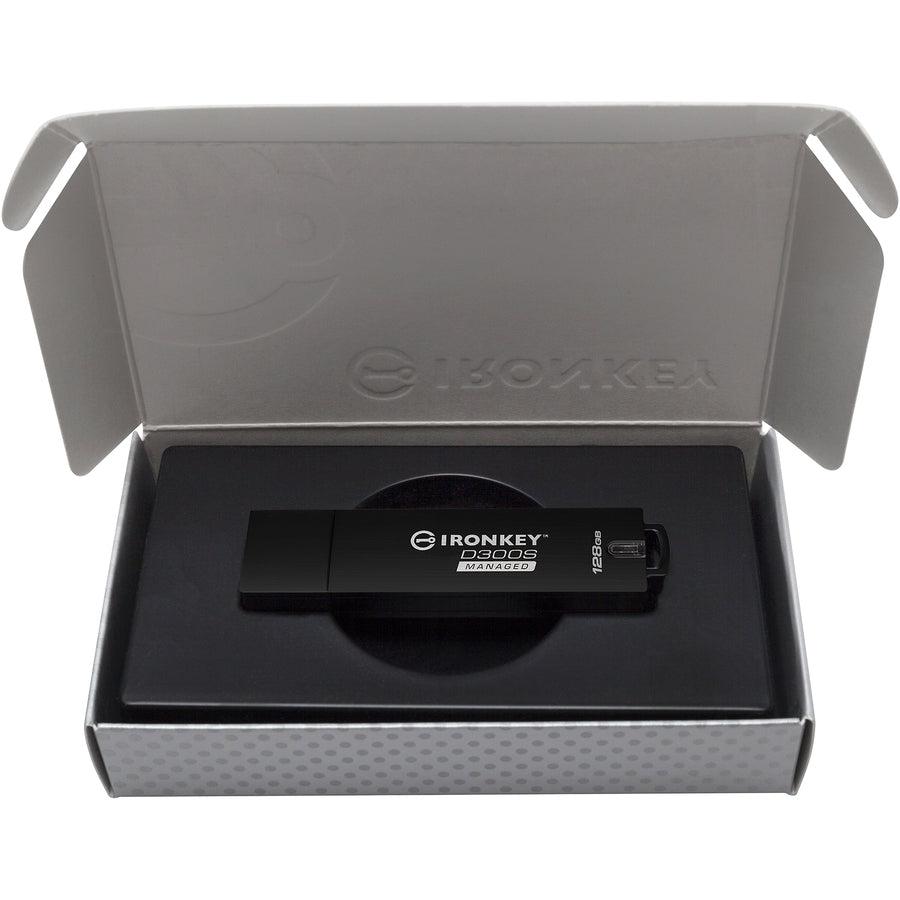Kingston Technology Ironkey D300 Usb Flash Drive 128 Gb Usb Type-A 3.2 Gen 1 (3.1 Gen 1) Black