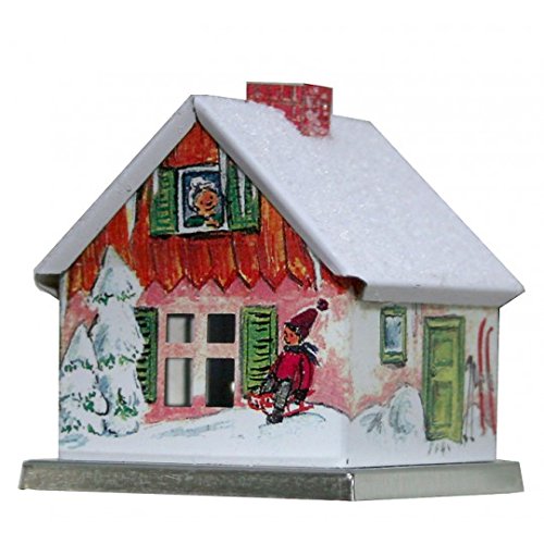 Knox Metal Incense Smoker House - Yellow House