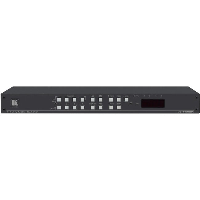 Kramer 4x4 4K60 4:2:0 HDMI Matrix Switcher with Audio Embedding/De-Embedding 20-04400030