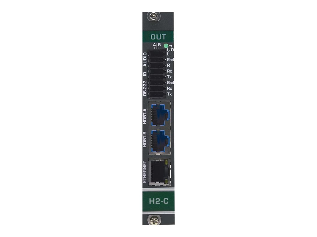 Kramer DTAxrC2-OUT2-F34 - Audio embedder/disembedder / PoE provider / HDBaseT output card 20-70009598