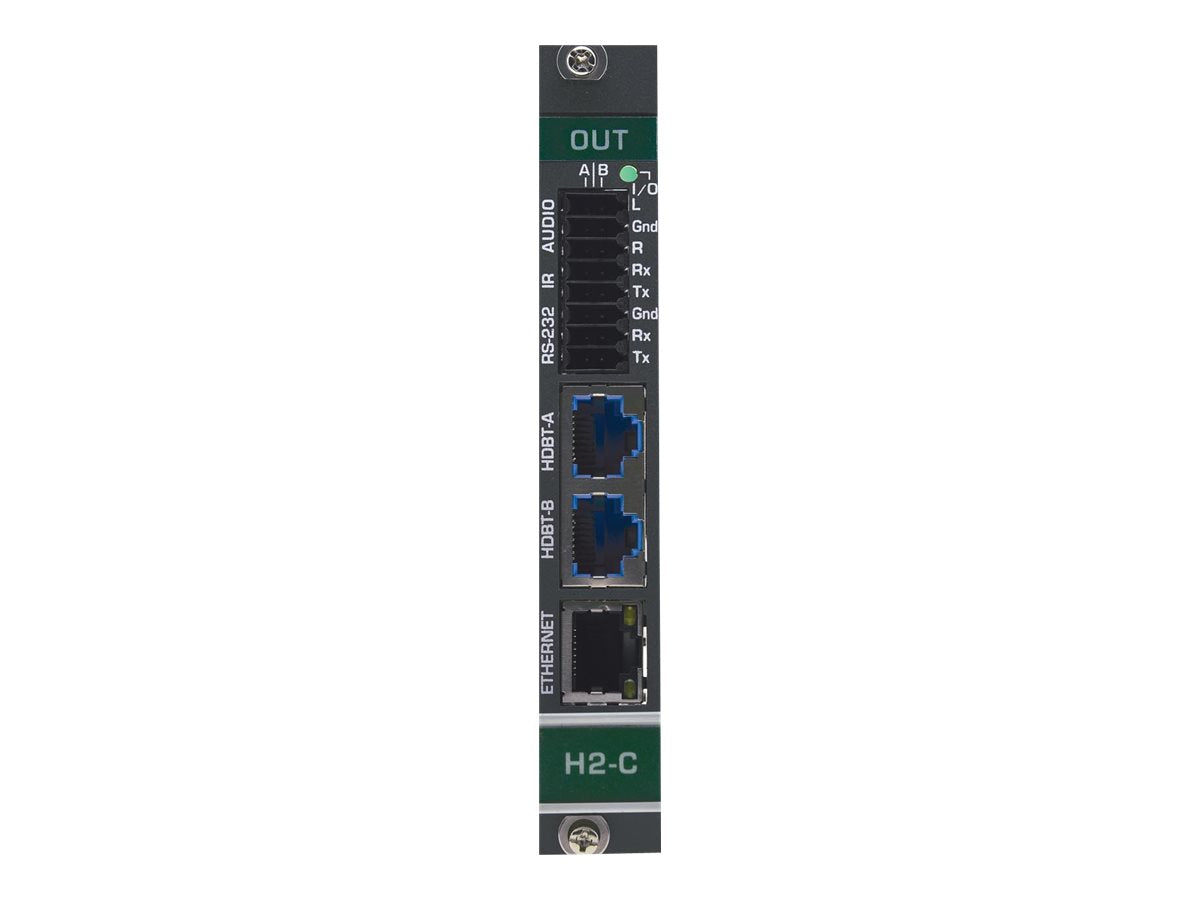 Kramer DTAxrC2-OUT2-F34 - Audio embedder/disembedder / PoE provider / HDBaseT output card 20-70009598