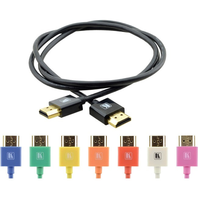 Kramer Ultra Slim High-Speed HDMI Flexible Cable with Ethernet - Black 97-0132006
