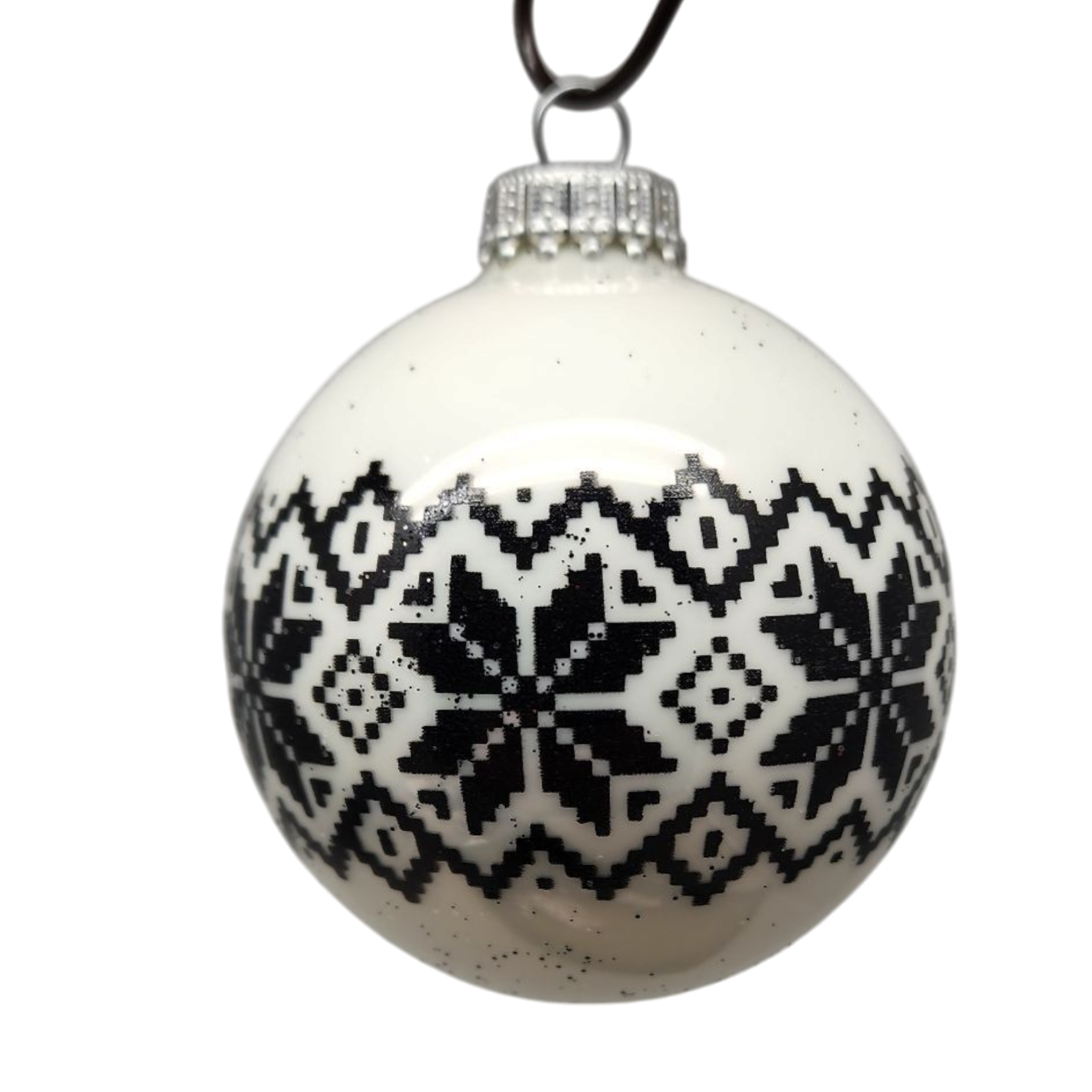 Krebs Value Glass Ornament 4 pack - Nordic Snowflakes