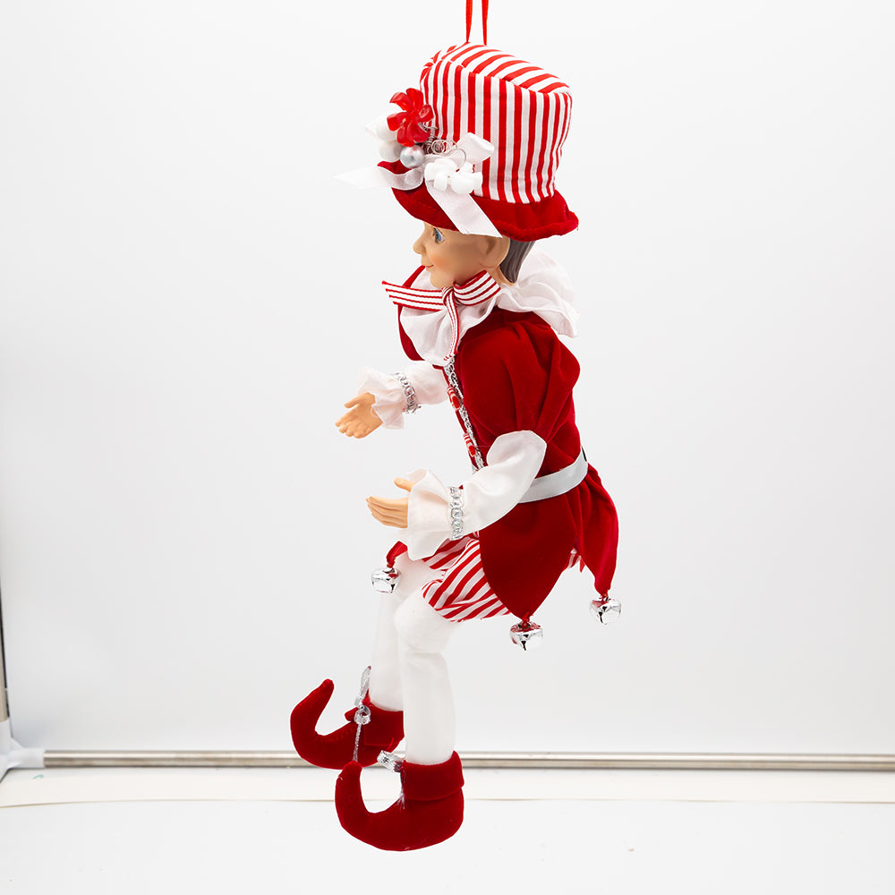 Kringles Peppermint Elf - 15 Inch Ornament