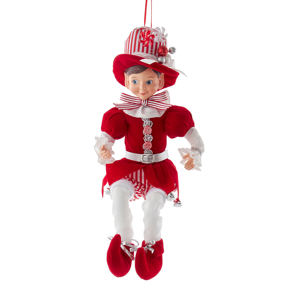 Kringles Peppermint Elf - 15 Inch Ornament