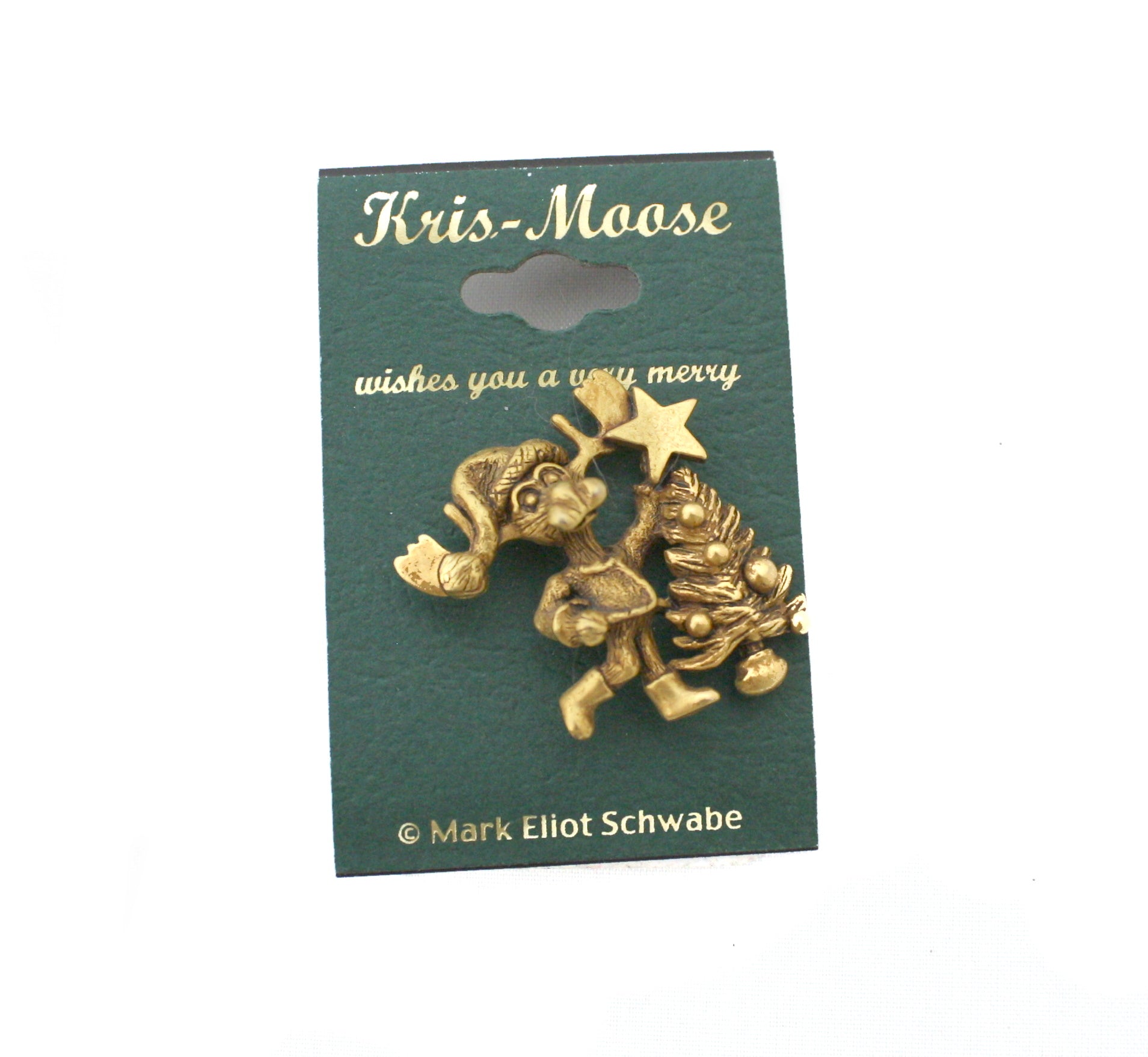 Kris Moose Trimming Tree