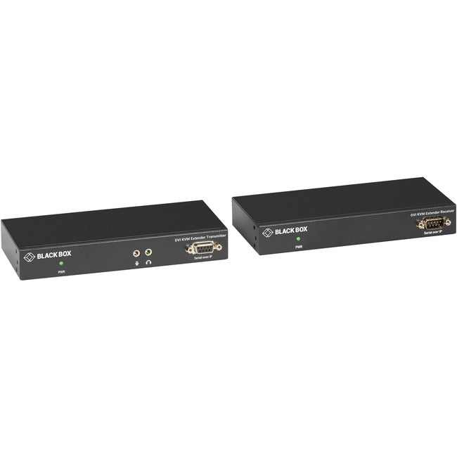 Kvm Extender Kit Over Catx - Single-Monitor, Dvi-D, Usb 2.0, Audio, Serial, Loca