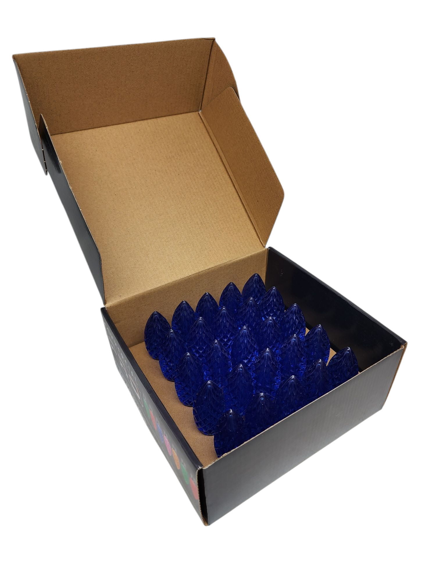 LED C9 Light Bulbs - 25 Pack- Blue