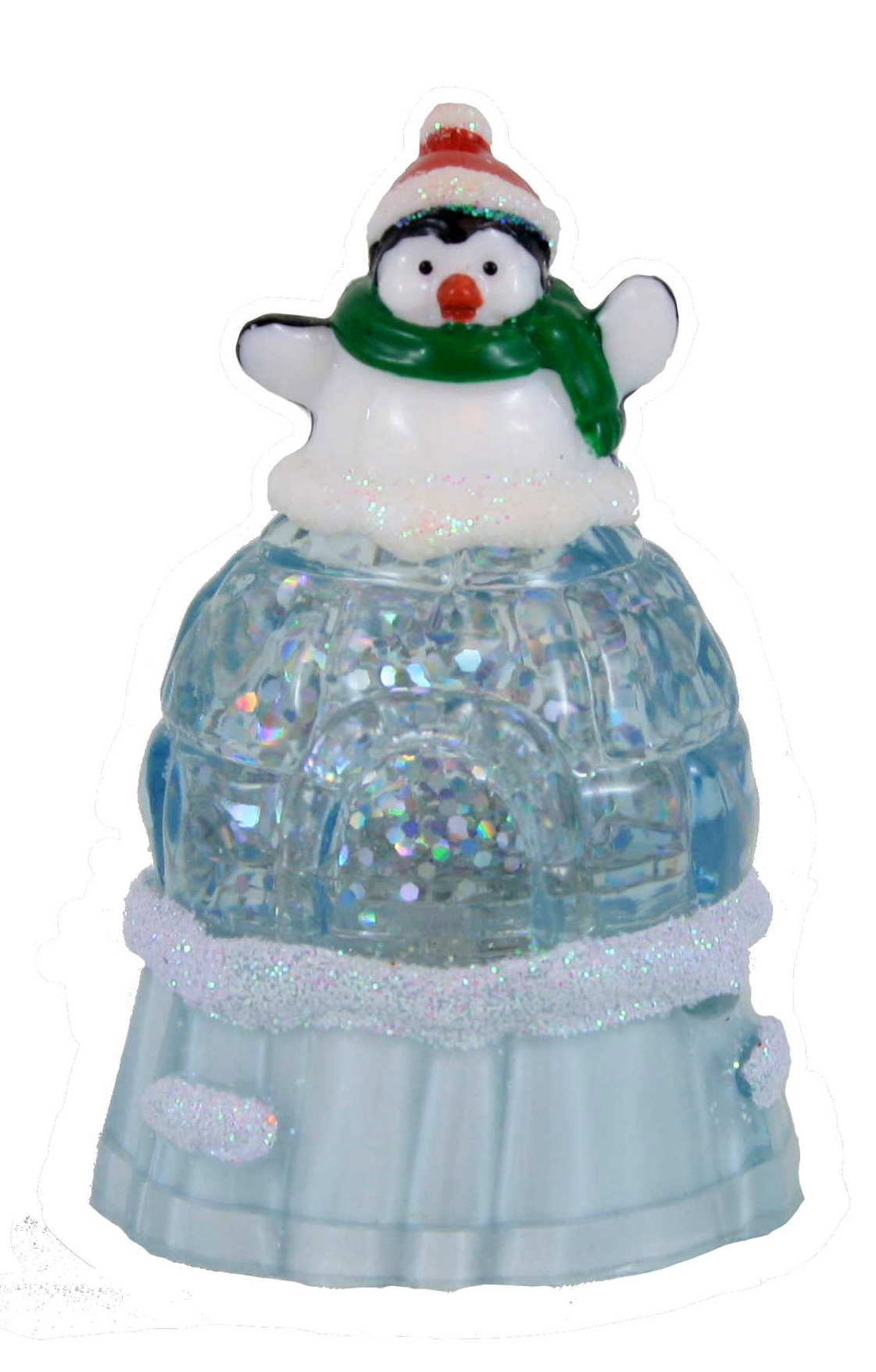 LED Igloo Snowglobe - Penguin