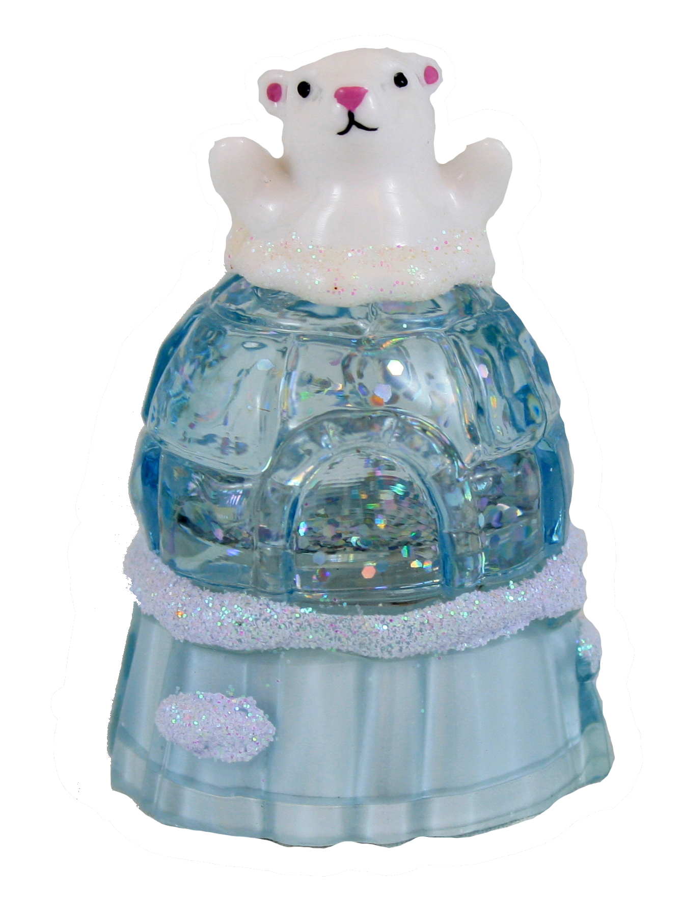 LED Igloo Snowglobe - Polar Bear