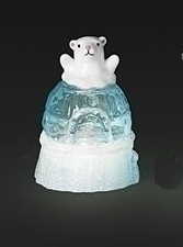 LED Igloo Snowglobe - Polar Bear