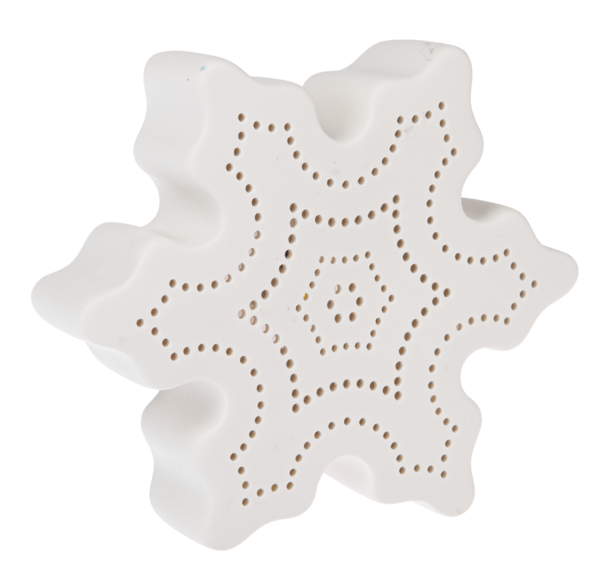 LED Light Up Snowflake Figurine