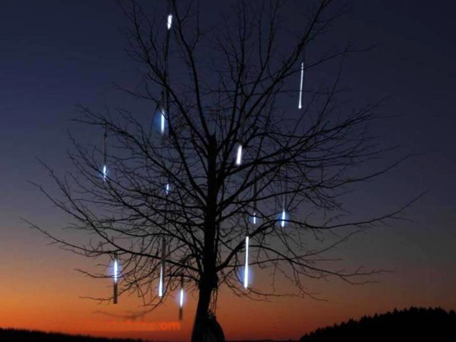 LED Meteor Smd Lights - White 50 Cm