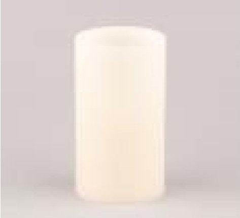 LED Straight Edge Candle - Bisque 3X6