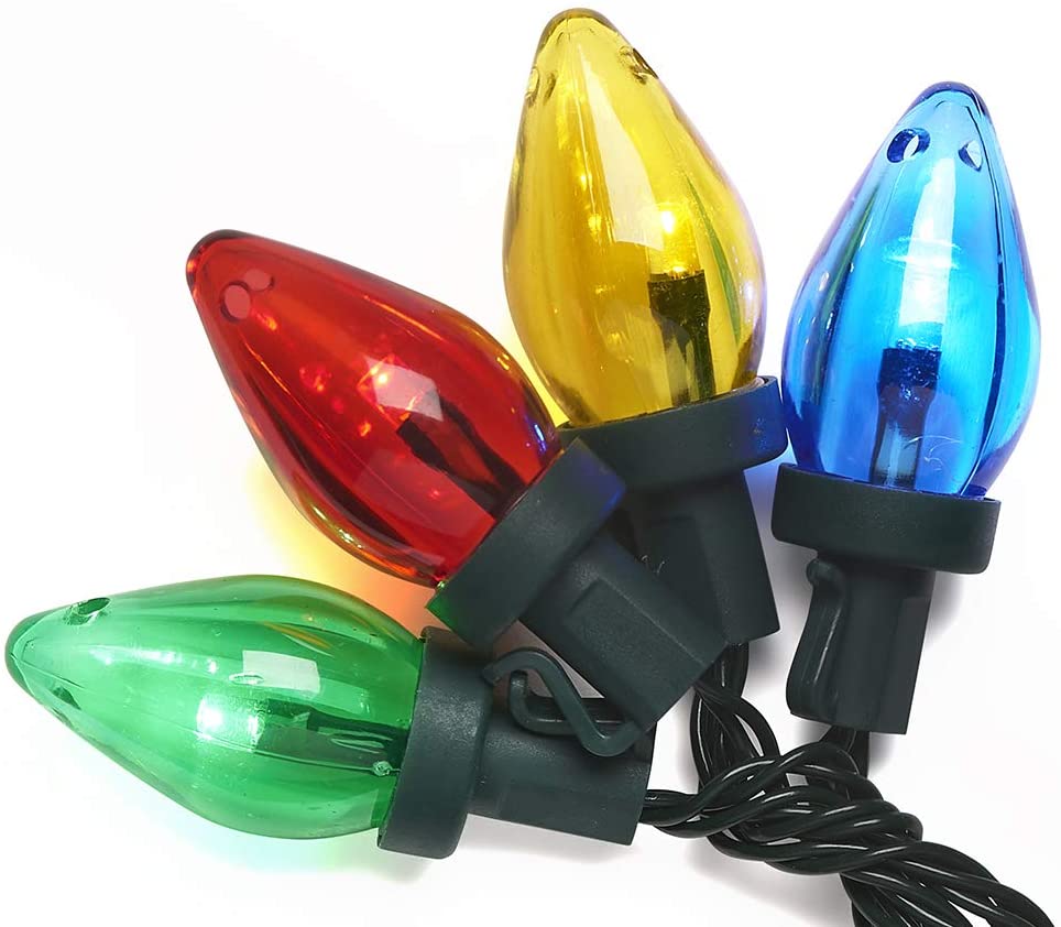 LED USB 20 C7 Bulb Light Set - Multicolor