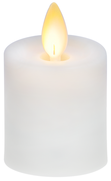 LED Votive Candle 2 Piece Set - White
