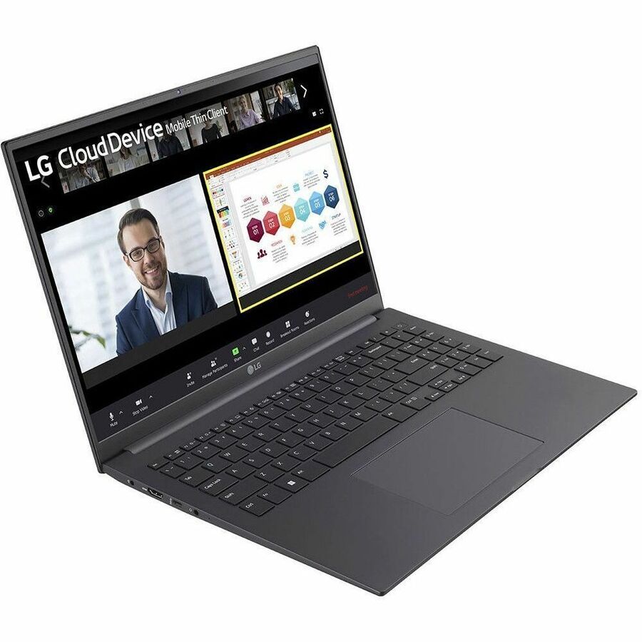 LG 16UT70Q-G.AX34U1 16 Thin Client Notebook - WUXGA - 1920 x 1200 - AMD Ryzen 3 5300U Quad