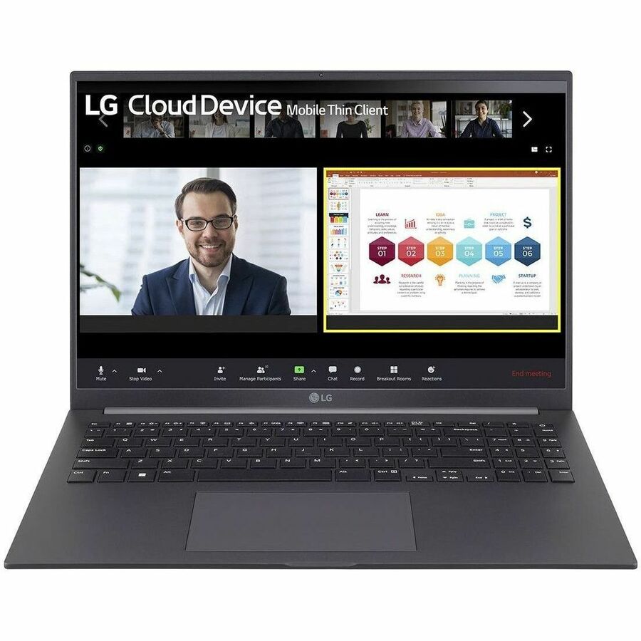 LG 16UT70Q-G.AX34U1 16 Thin Client Notebook - WUXGA - 1920 x 1200 - AMD Ryzen 3 5300U Quad