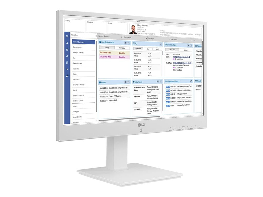 LG 24CR670IK6P - Thin client - all-in-one 1 x Pentium N6005 / up to 3.3 GHz - RAM 8 GB - flash - eMMC 16 GB - UHD Graphics -