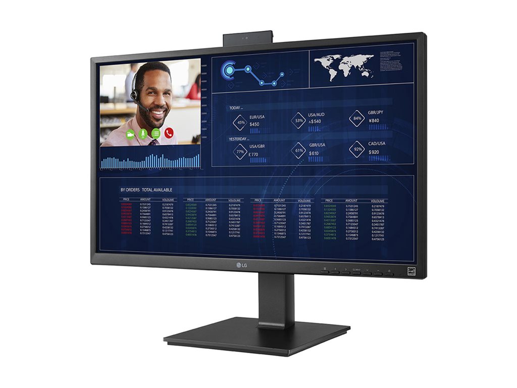LG 27CQ651W-BP - Thin client - all-in-one 1 x Pentium Silver N6005 / up to 3.3 GHz - RAM 4 GB - SSD 256 GB - UHD Graphics - Gigabit