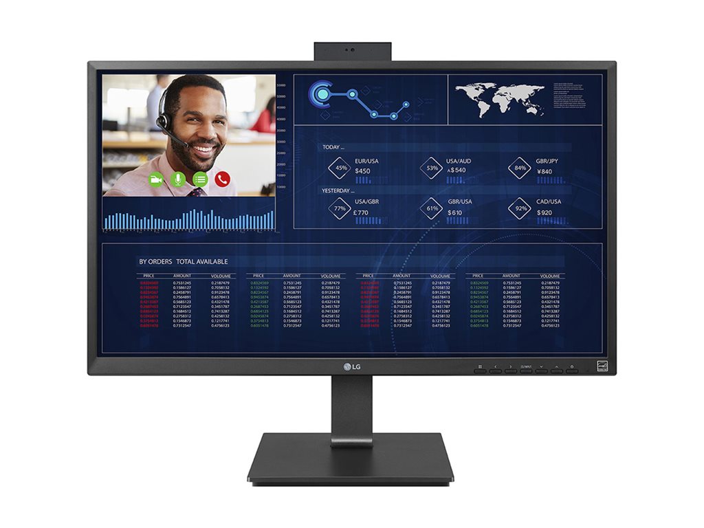 LG 27CQ651W-BP - Thin client - all-in-one 1 x Pentium Silver N6005 / up to 3.3 GHz - RAM 4 GB - SSD 256 GB - UHD Graphics - Gigabit