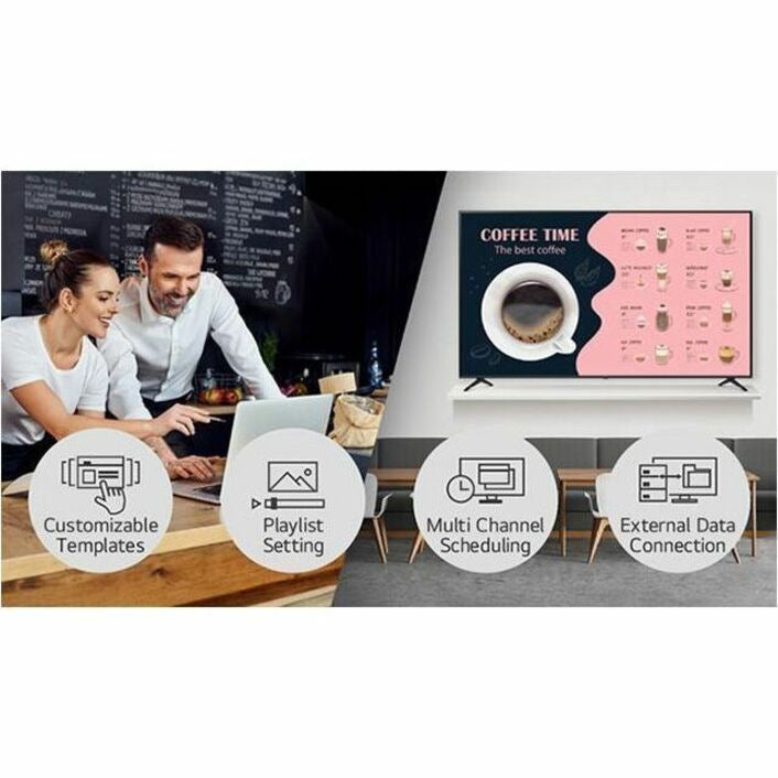 LG 43PK340S0UB 43" Professional Display with webOS25 & Multiple Inputs