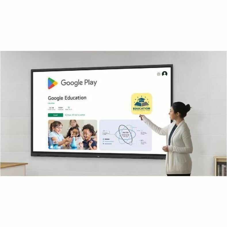 LG 65TR3DQ-B 65" 4K Android 14 Touch Display with HDMI & USB-C