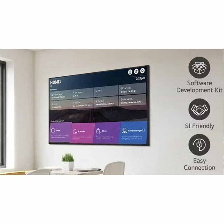 LG 65UH5N-M 65" IPS Digital Signage Display 24/7 Reliable Performance