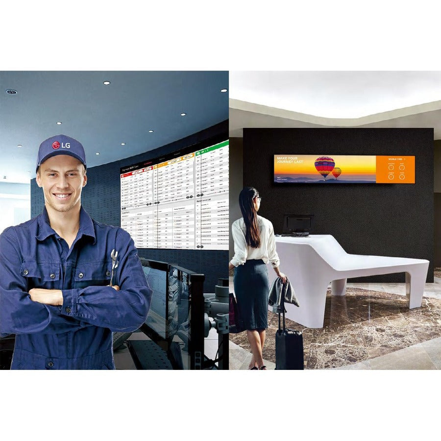 LG 86BH5F-M 86" Ultra Stretch Digital Signage Display - 58:9 Ultra HD 500 cd/m² | LG Electronics
