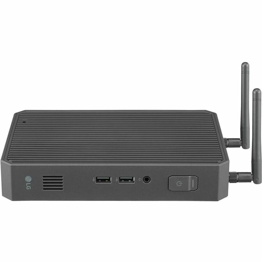 LG CQ601W-BP Desktop Thin Client - Intel Pentium N6005 Quad-core (4 Core) 2 GHz - Charcoal