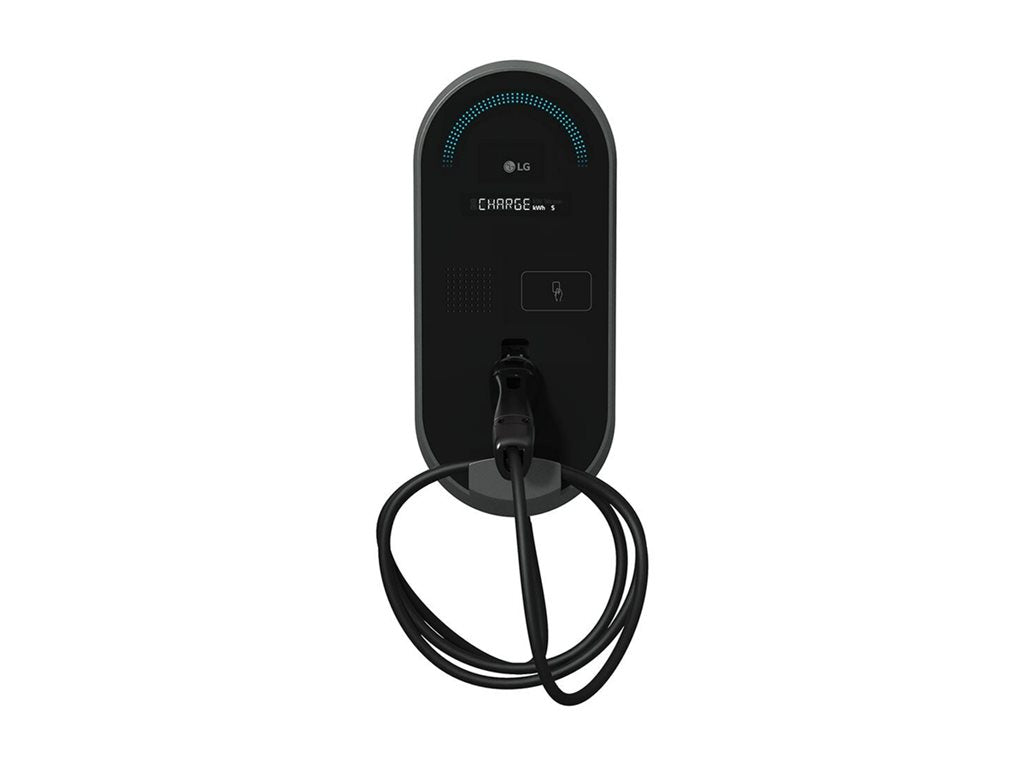 LG EVW011SK-SN - EV charging station - level 2, with LED display, wifi & bluetooth module, RFID card reader, built-in speaker