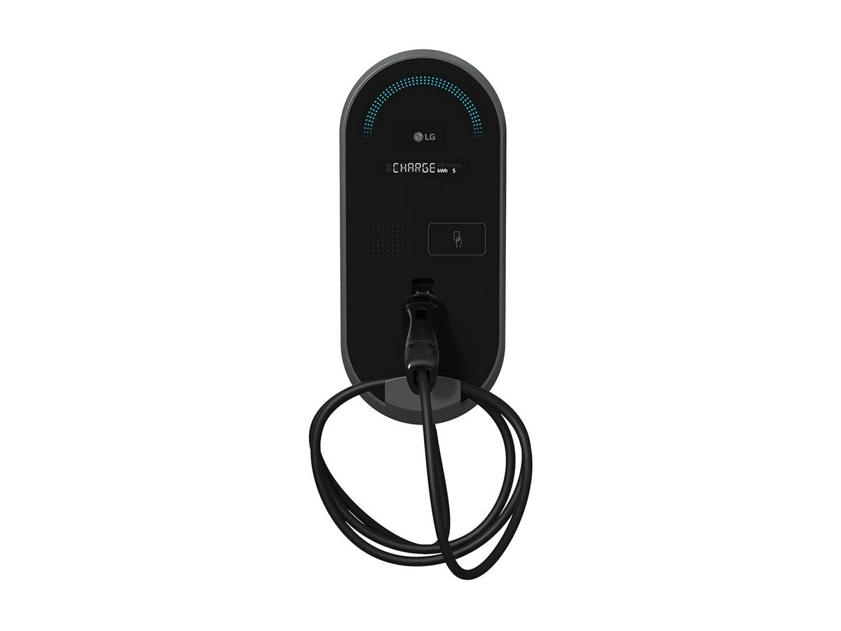 LG EVW011SK-SN - EV charging station - level 2, with LED display, wifi & bluetooth module, RFID card reader, built-in speaker