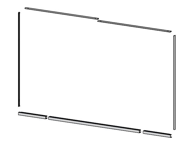 LG - Frame kit for digital signage display KT-BZ1360