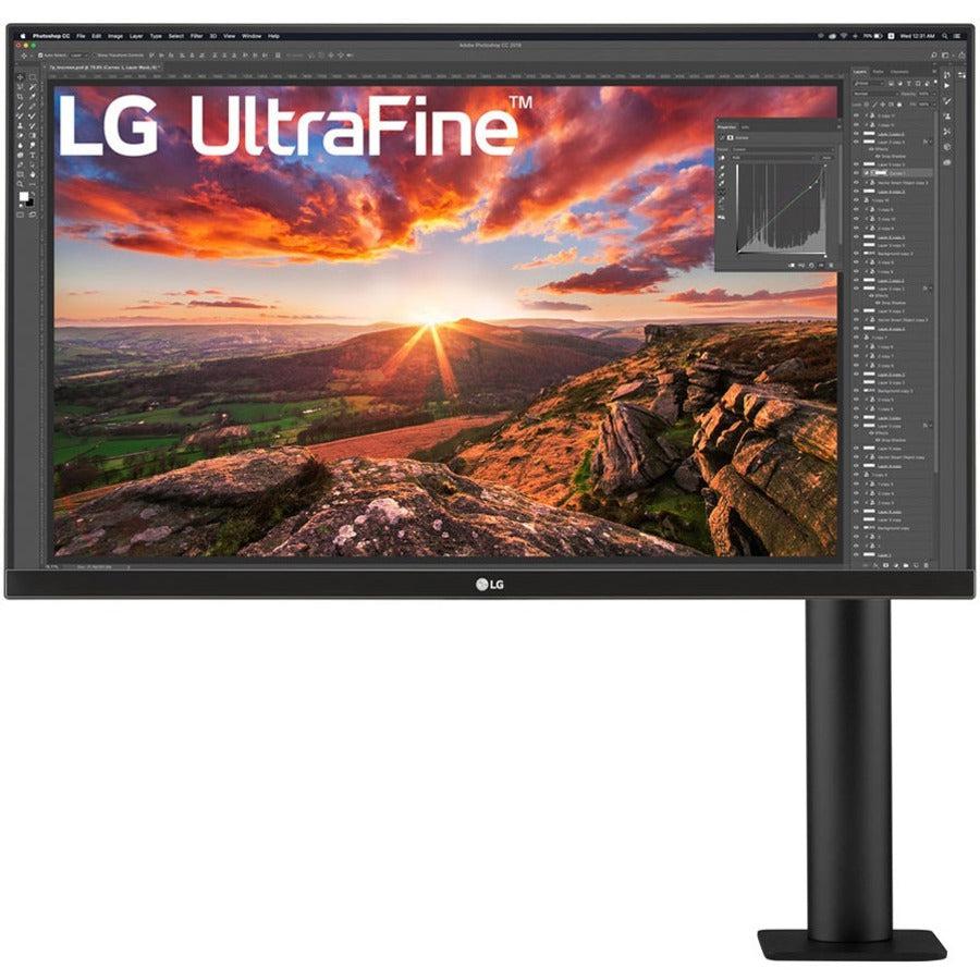 LG UltraFine 27BN88U-B 27 Class 4K UHD LCD Monitor - 16:9 - Textured Black"