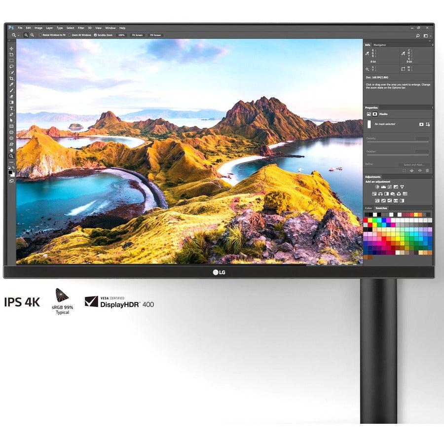 LG UltraFine 27BN88U-B 4K UHD Monitor - 27 Inch IPS USB Type-C | TechSoft