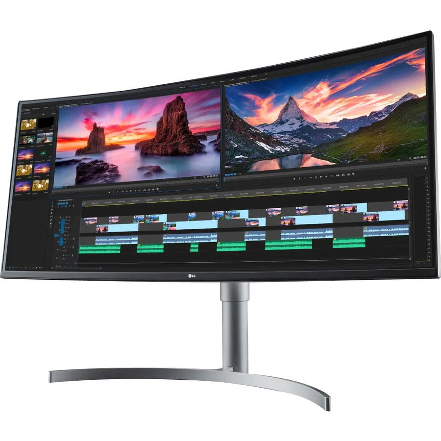 LG Ultrawide 38BN95C-W 38 Class UW-QHD+ Curved Screen Gaming LCD Monitor - 21:9 - Textured Black