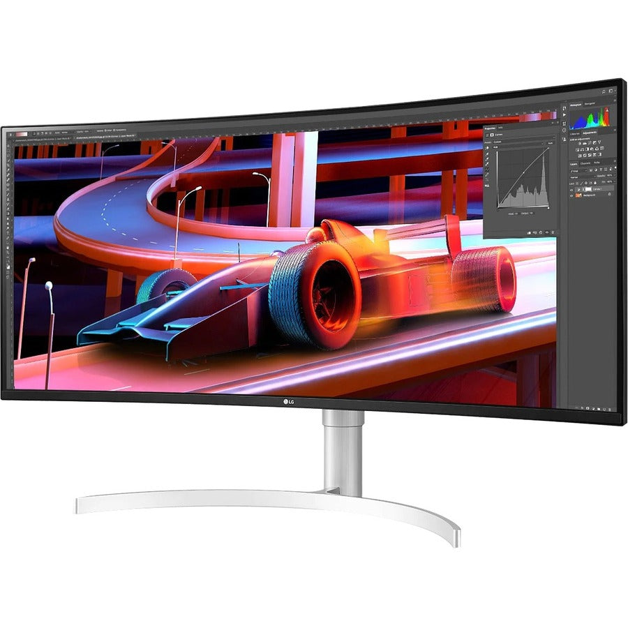 LG Ultrawide 38BN95C-W 38 Class UW-QHD+ Curved Screen Gaming LCD Monitor - 21:9 - Textured Black
