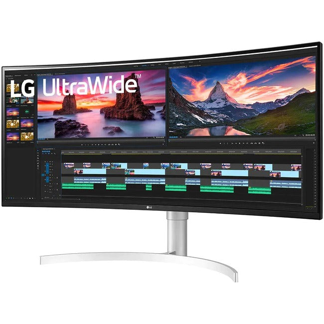 LG Ultrawide 38BN95C-W 38 Class UW-QHD+ Curved Screen Gaming LCD Monitor - 21:9 - Textured Black