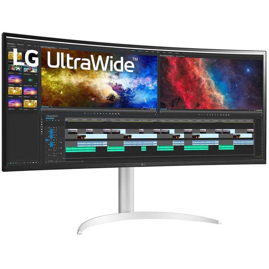 LG Ultrawide 38BP85C-W 38 Class UW-QHD+ Curved Screen Gaming LCD Monitor - 21:9 - Black