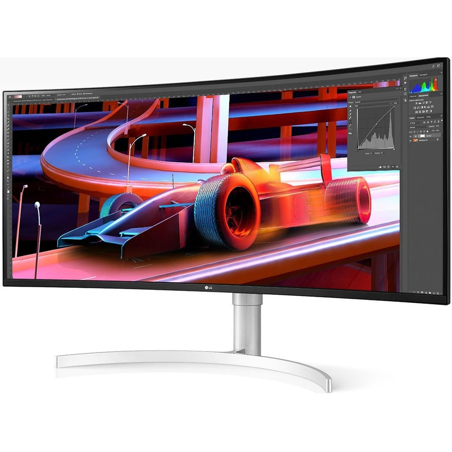 LG Ultrawide 38WN95C-W 38" Class UW-QHD+ Curved Screen Gaming LCD Monitor - 21:9 - White