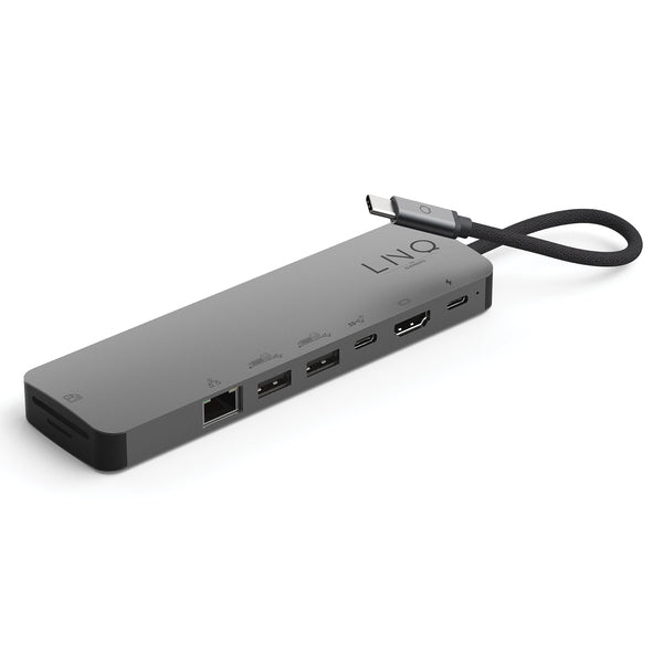 LINQ byELEMENTS LQ48020 9-in-1 Pro Studio SSD USB-C Multiport Hub