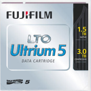 LTO Ultrium 5 Data Cartridge 1.5TB/3.0TB - NANOCUBIC Tape Storage | FujiFilm 16008030