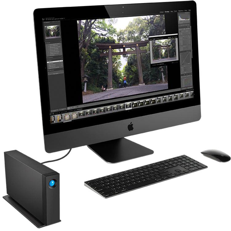 Lacie D2 Professional 8Tb Usb 3.1, Type-C Desktop Drive Stha8000800 Black
