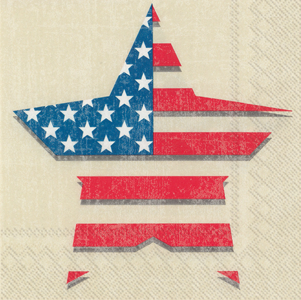 Land That I Love Star Cocktail Napkin