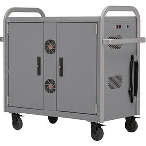 Laptop Charging Cart - Network Ready Mobile Device Storage | Bretford MDMLAP24NR-CTAL