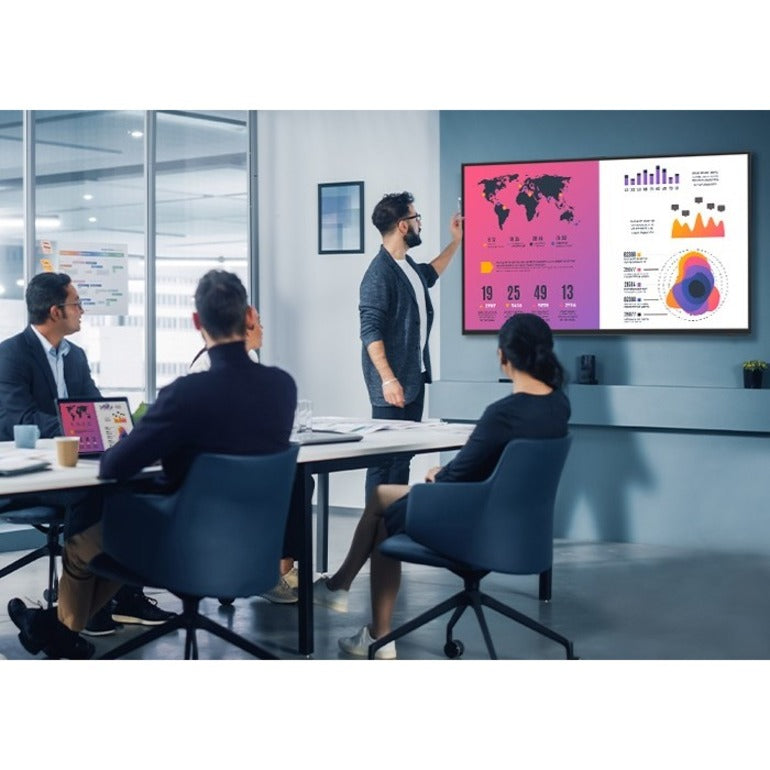 Large Format Display 55" 4K - Wireless Presentation Commercial Display | Tecisoft CDE5512