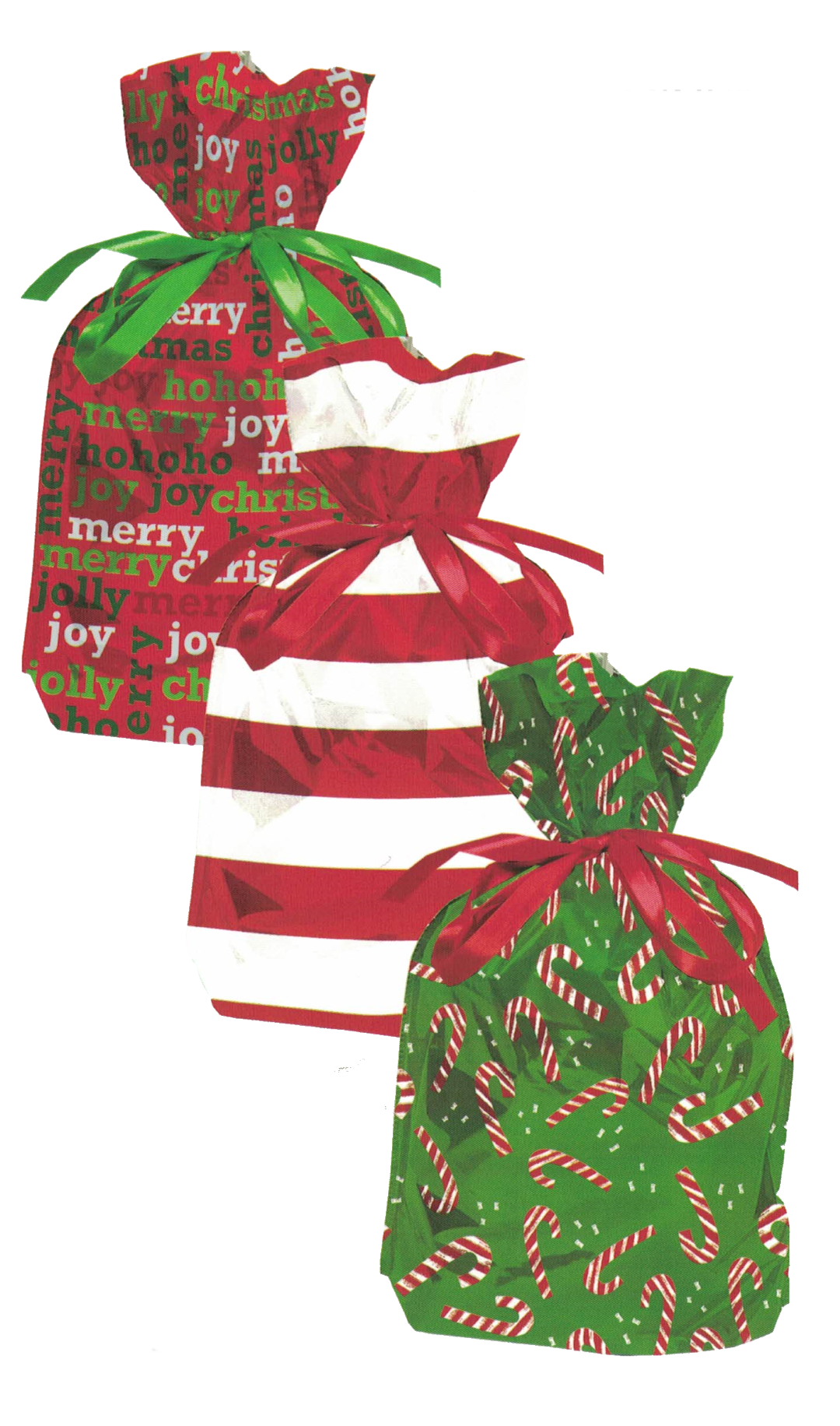 Large Pull String Gift Bag - 3 Pack