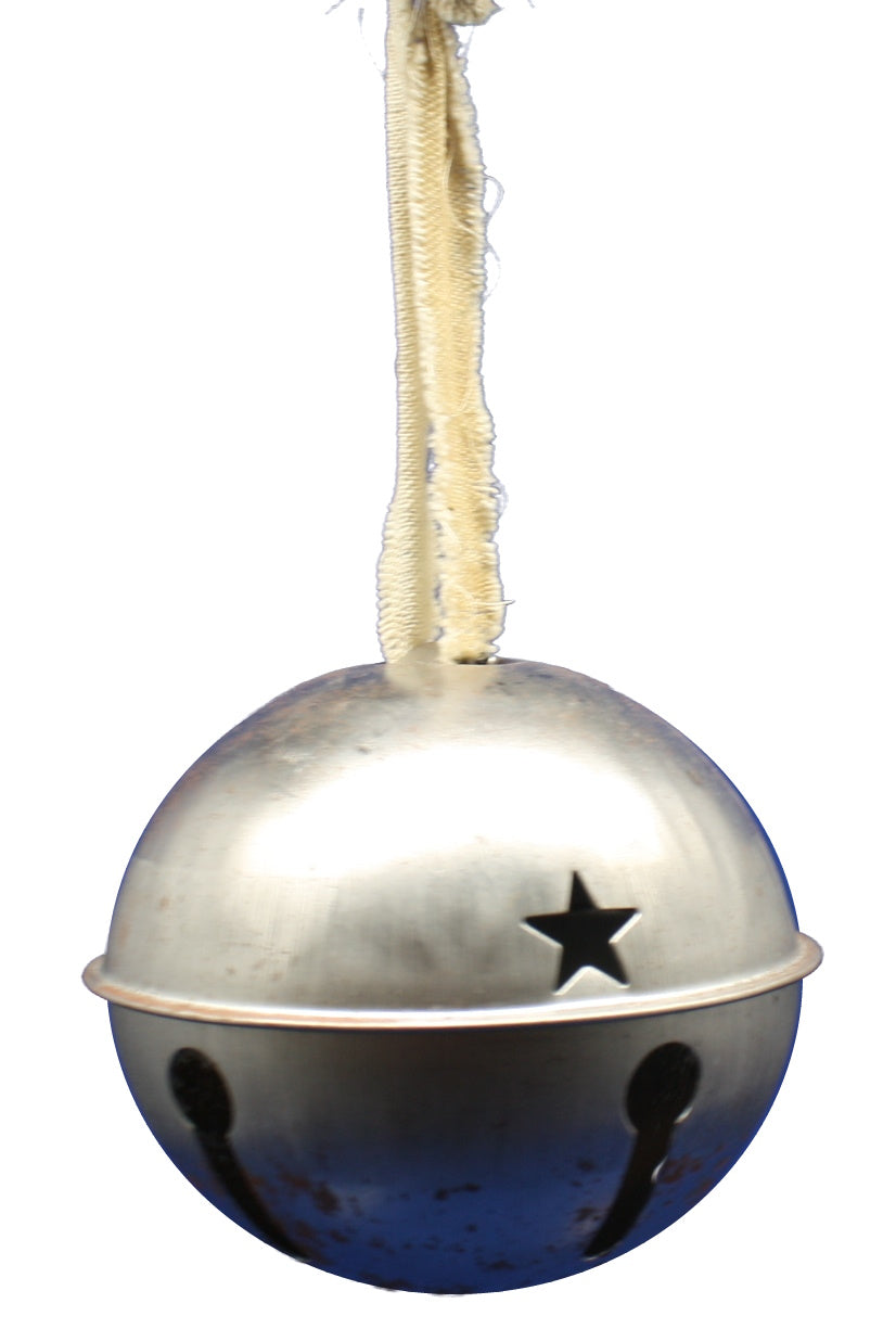 Large Silver Star Bell