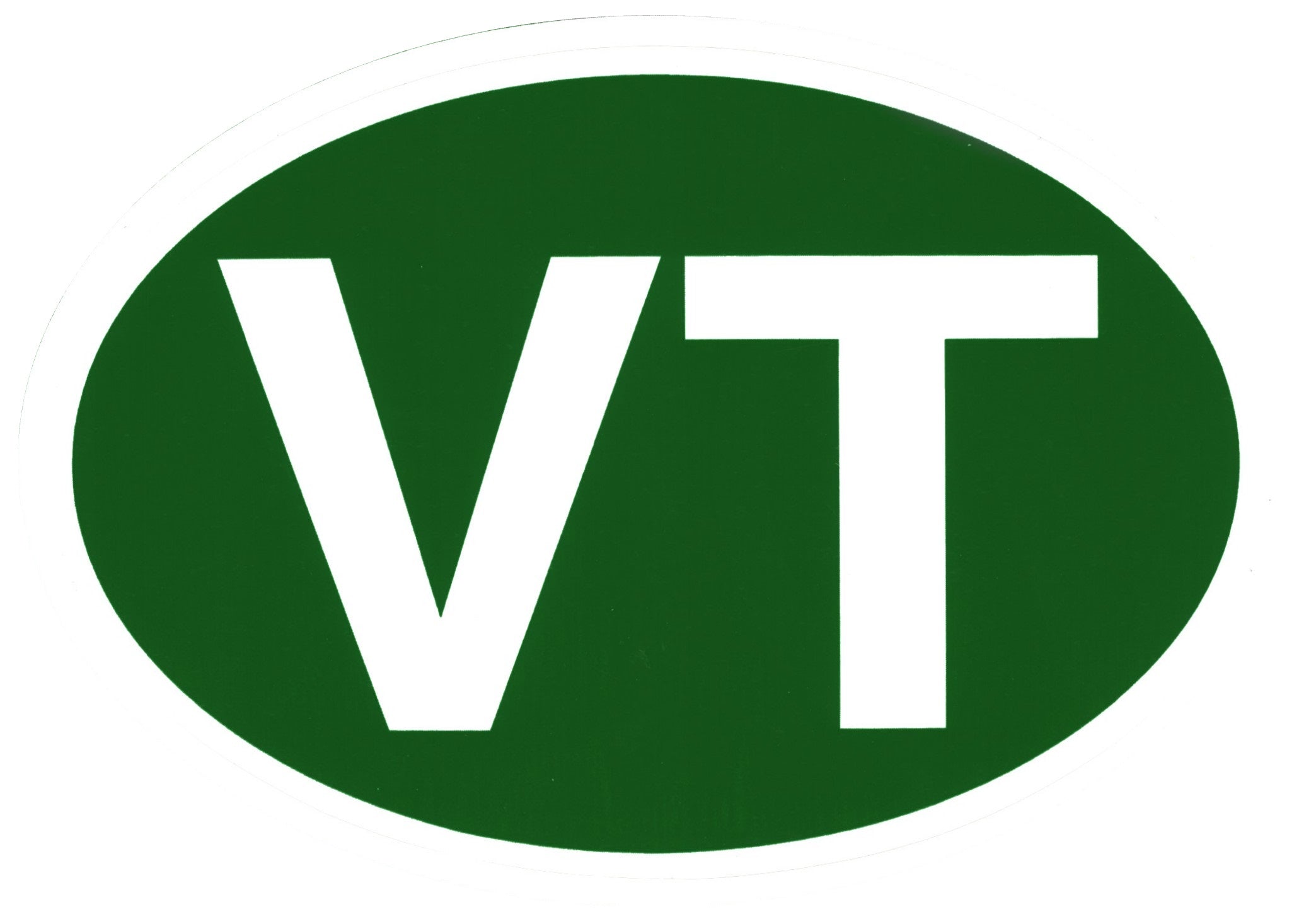 Large Vermont Euro Decal